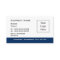 Blue Border editable Business Card