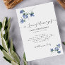 blue botanical funeral thank you note