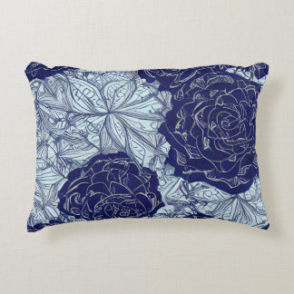 Blue Botanics Accent Pillow