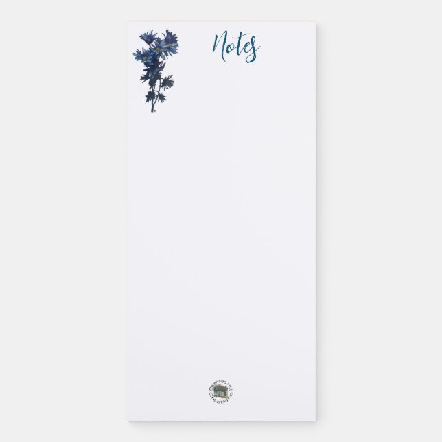 Blue Bouquet Note Pad (Front)