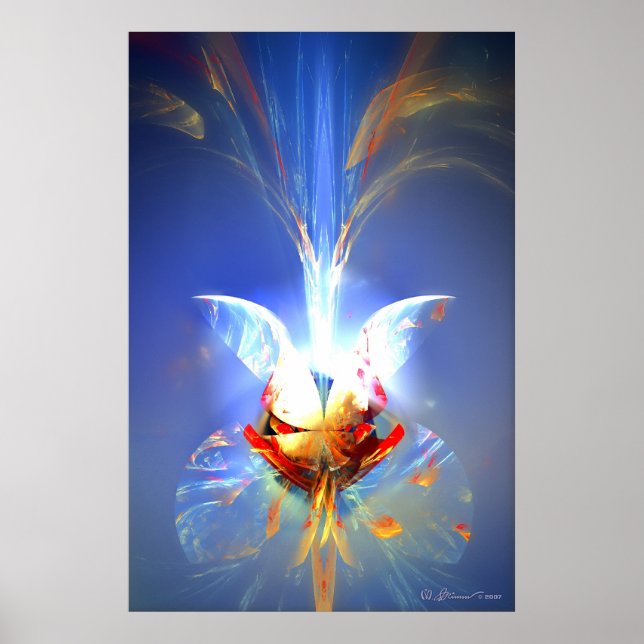 Blue Bouquet Poster (Front)