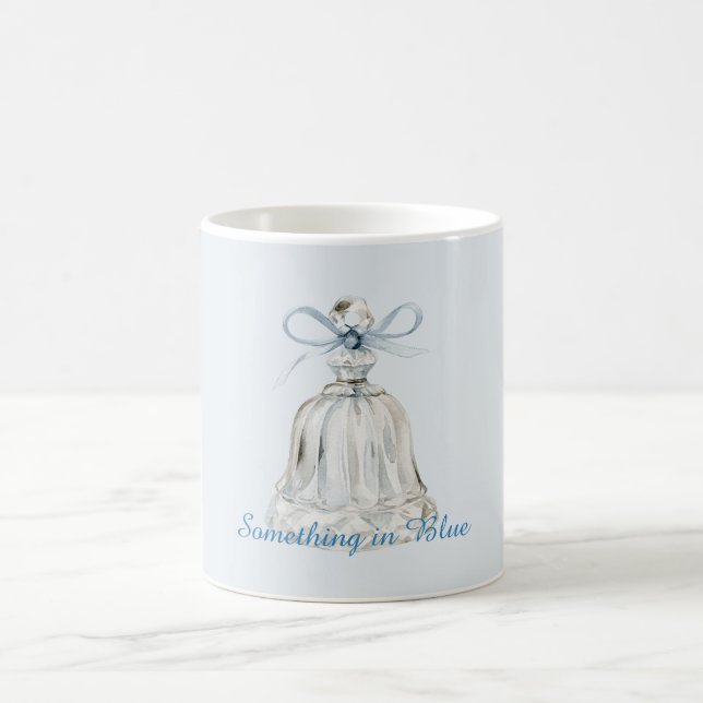 Blue Bow Bell Coffee Mug (Center)