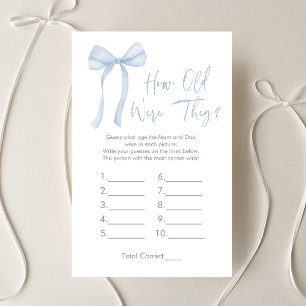 Blue Bow Coquette Boy How Old Were They Game