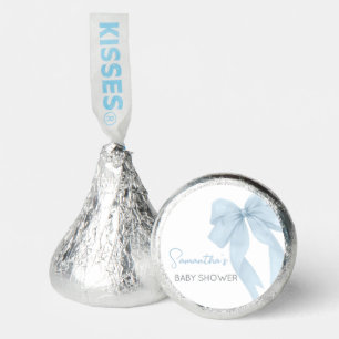 Blue Bow Its A Boy Baby Shower Hershey®'s Kisses®
