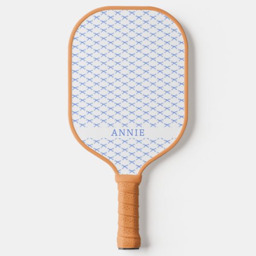 Blue Bow Personalized Pickleball Paddle