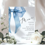 Blue Bow She is tying the knot Menu<br><div class="desc">Blue Bow She is tying the knot Menu
Matching items available.</div>