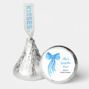 Blue Bow She's Tying the Knot Bridal Shower Hershey®'s Kisses®