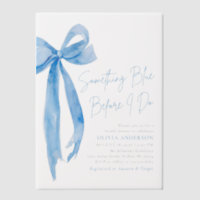 Blue Bow Something Blue Before I Do Bridal Shower