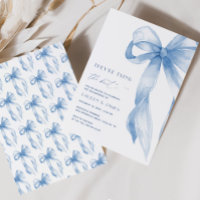 Blue Bow They're Tying the Knot Engagement Party