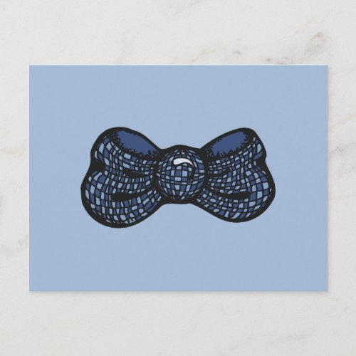 Blue Bow Tie Postcard