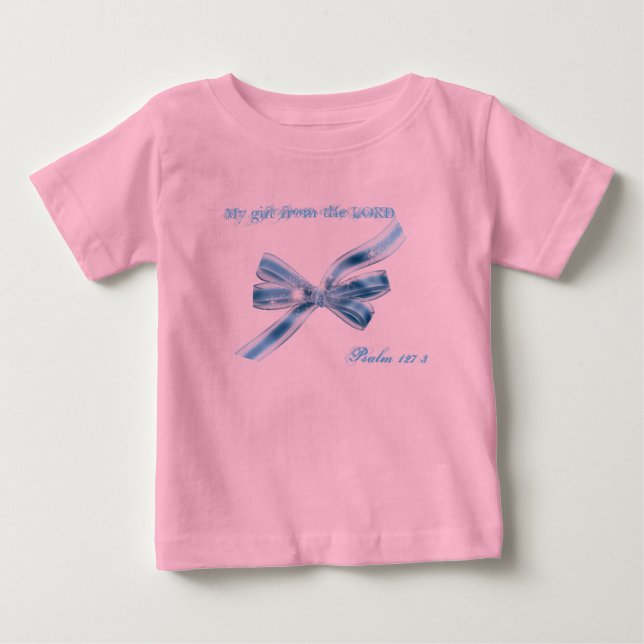 Blue Bow Tutu Bodysuit (Front)