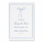 Blue Bow Tying The Knot Bridal Shower Welcome