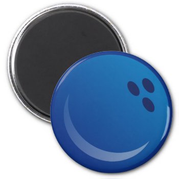 Blue Bowling Balls Magnet by BostonRookie at Zazzle