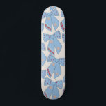 Blue Bows Coquette Skateboard<br><div class="desc">Light Blue Christmas Bows - Coquette Ribbons – Pink Bows And Cream White Background.</div>