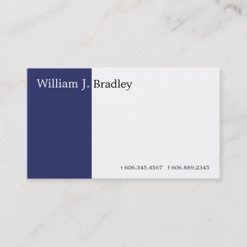 Blue Box Business Card