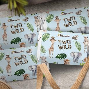 Blue Boy 2nd birthday Two Wild Safari Animals Hershey's Miniatures