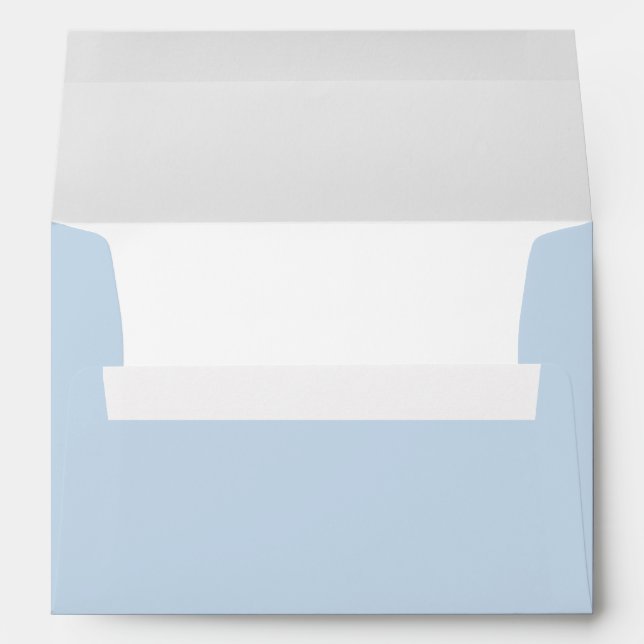 Blue Boy Baby Shower  Envelope (Back (Bottom))