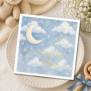Blue Boy Baby Shower Napkins