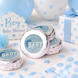 Blue Boy Baby Shower Party Balloon Arch Dipped Oreo Cookie Favors