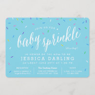 Blue Boy Baby Sprinkle Invitations