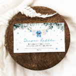 Blue Boy Christmas Santa Baby Shower Diaper Raffle Enclosure Card<br><div class="desc">Add some festive fun to your baby shower with our Blue Boy Christmas Santa Baby Shower Diaper Raffle! 🎅👶 This adorable design features baby clothes hanging on a blue Christmas-themed clothesline, perfect for a holiday-inspired baby shower. Guests can bring diapers for a chance to win a special prize, adding a...</div>