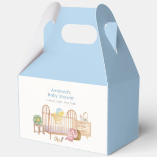 Blue Boy Nursery Toys Little Chicken Baby Shower Favor Boxes