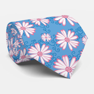 Blue Boy Pink Girl Father's Gender Reveal Party Neck Tie