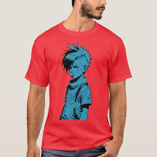 Blue Boy  Style T_Shirt