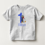 Blue Boys 1st Birthday - Oliver Birthday Toddler T-shirt