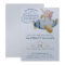 Blue Boy's Elephant Plane Watercolor Baby Shower 