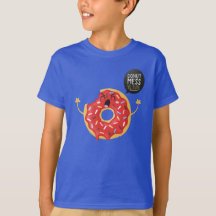 Blue Boys Shirt Cool Unisex Donut Mess With Me