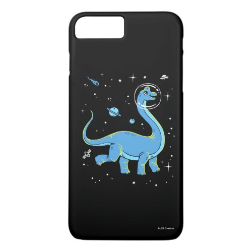 Blue Brachiosaurus Dinos In Space iPhone 8 Plus7 Plus Case