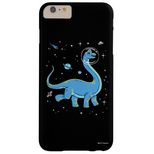 Blue Brachiosaurus Dinos In Space Barely There iPhone 6 Plus Case