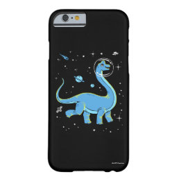 Blue Brachiosaurus Dinos In Space Barely There iPhone 6 Case