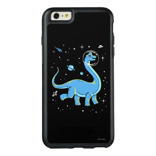 Blue Brachiosaurus Dinos In Space OtterBox iPhone 66s Plus Case