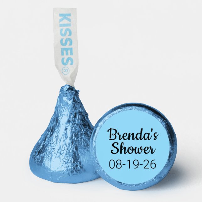 Blue Bridal Shower Hershey®'s Kisses® (Front)
