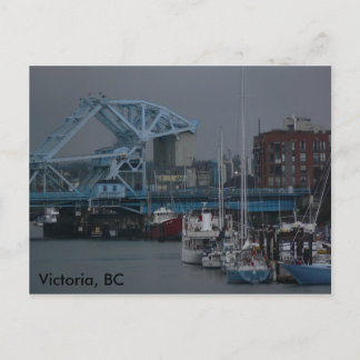 Blue Bridge Victoria, BC Postcard
