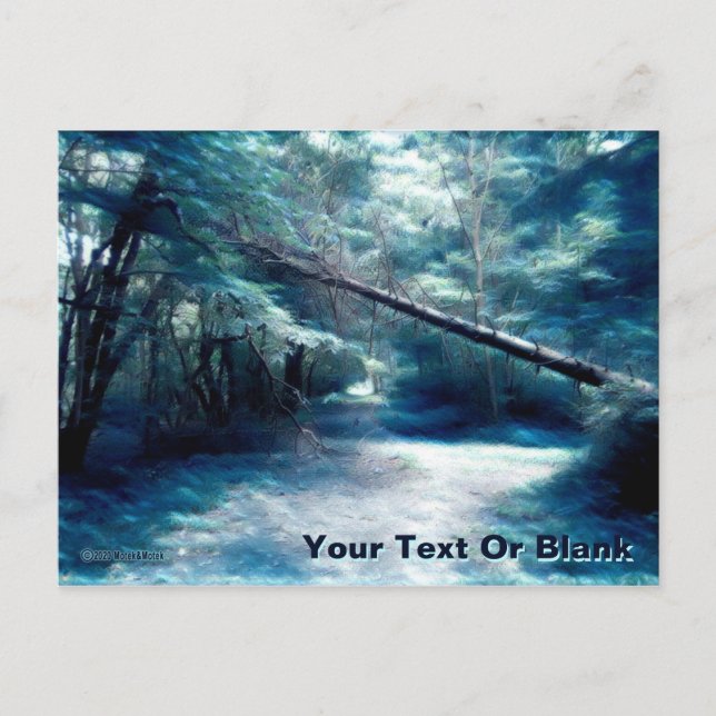 Blue Bridle Path Postcard (Front)
