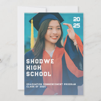 Blue Brilliance A Modern Graduation Program