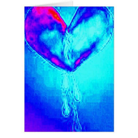Blue Broken Heart Survivor Cards (Front)
