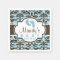 Blue & Brown Damask Baby Shower