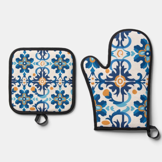 Blue & Brown Kitchen Set (Front)