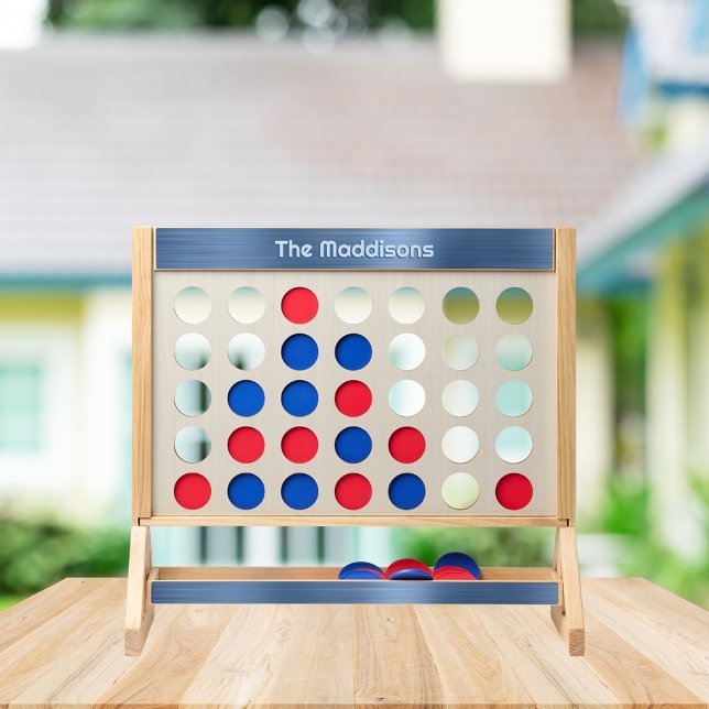 Blue Brushed Metal Personalized Fast Four (Creator Uploaded)