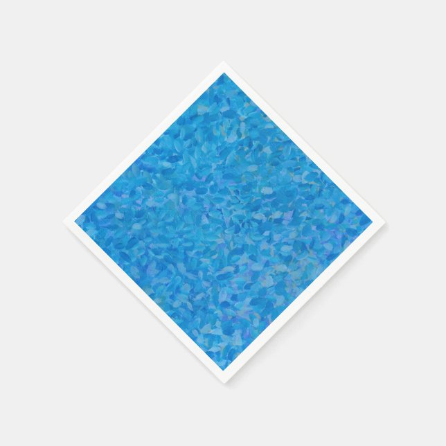 blue brushstrokes napkins (Corner)