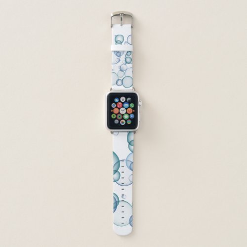 Blue Bubble Apple Watch Band