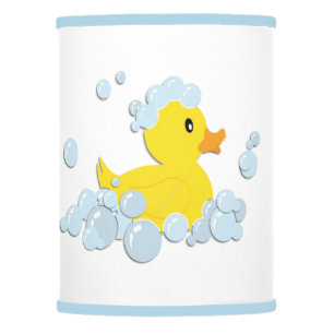 Blue Bubble Bath Baby Lamp Shade