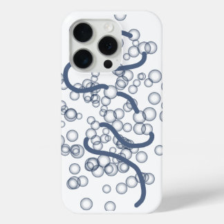 Blue Bubble iPhone 15 Pro Case