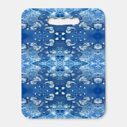 Blue Bubble Pattern Kneeling Pad and Seat Cushion