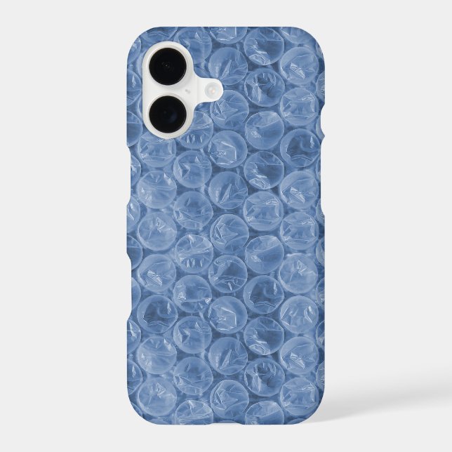 Blue bubble wrap Case-Mate iPhone case (Back)