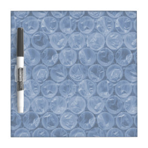 Blue bubble wrap Dry-Erase board